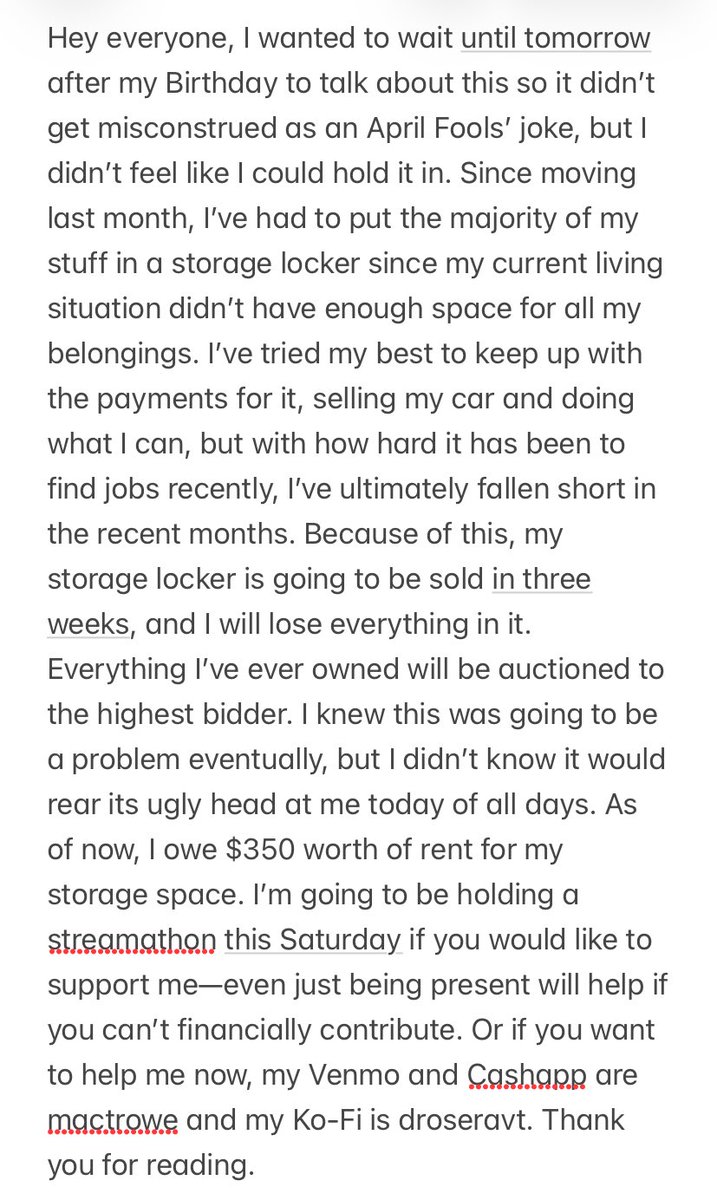 DroseraVT's tweet photo. Not an April Fools’ joke—please read. https://t.co/Ka93mr4LV2