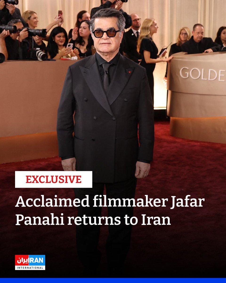 Iranian filmmaker Jafar Panahi has returned to Iran, informed sources told Iran International, after traveling abroad for an international awards campaign.

Panahi entered the country on Tuesday by land via Turkey due to flight restrictions, the sources said.

He had been outside