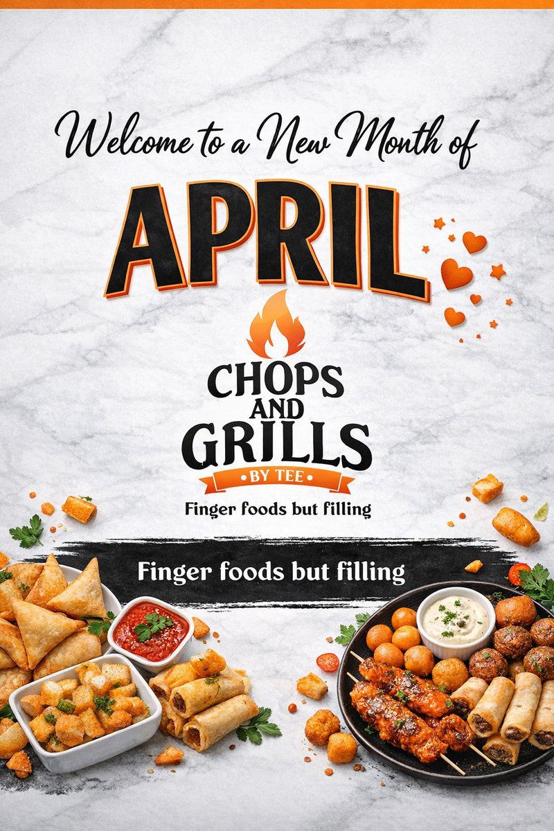 ChopsByTee's tweet photo. Hello April 🌸✨
A new month, a fresh start, and more tasty moments to share https://t.co/p9QuLmZYCT