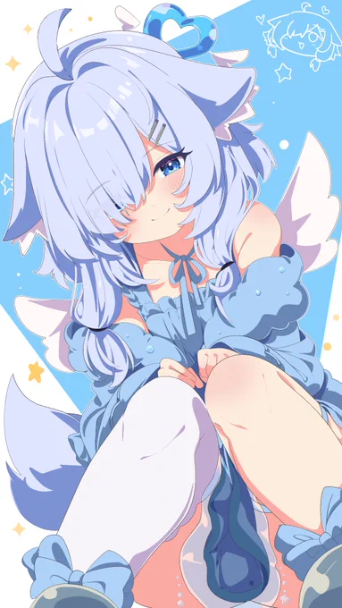 スケブ納品完了ありがとうございましたー 友達以上恋人未満の女の子 #VRC