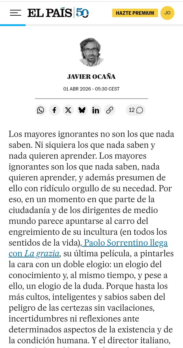 Javier Ocaña tweet media