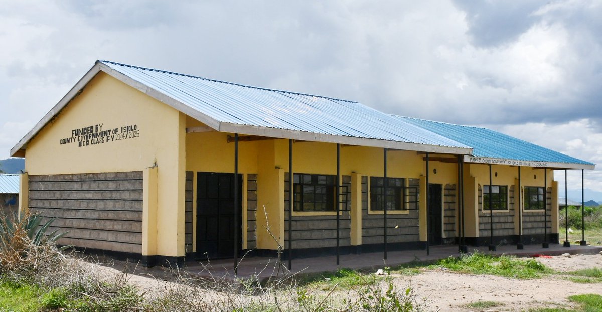 GDU011's tweet photo. To turn this vision into reality, the county is investing in modern, child-friendly infrastructure. A proud milestone in this journey is the completion of newly constructed classrooms at Epiding and Tractor ECD centers. https://t.co/1emgvcbfrh
