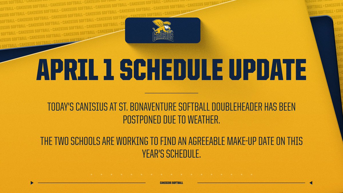 Canisius Softball tweet media