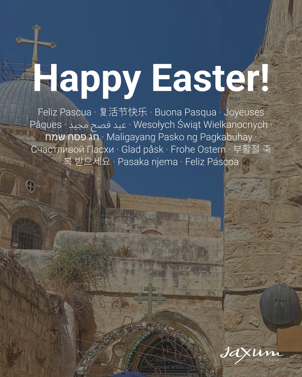Saxum_en's tweet photo. Happy Easter 🌿 Let’s celebrate life’s victory over death
#EasterSunday #HolyWeek #jesus #Resurrection #Holysepulcher #HolyLand #saxum https://t.co/7DEPemtEkx