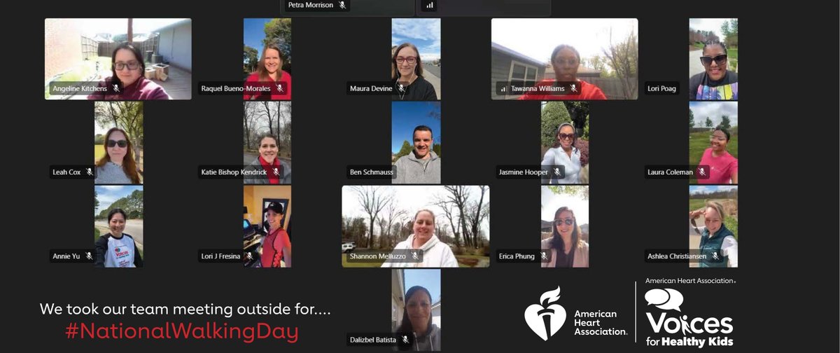 Voices4HK's tweet photo. We took our meeting on the move for National Walking Day!

Small steps can make a big impact on our health. How are you getting active today?

#NationalWalkingDay #VFHK https://t.co/6VB4uoSDDe