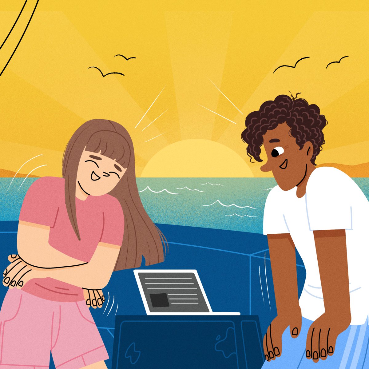 FrontYoungMinds's tweet image. Ever imagined being a #scientist? 
Besides lab work, there are #research cruises.🚢Discover how scientists spend weeks at sea to get data and the #sociallife on a ship. They must help each other to succeed, bringing back new #science AND new #friends!
fro.ntiers.in/ResearchCruises