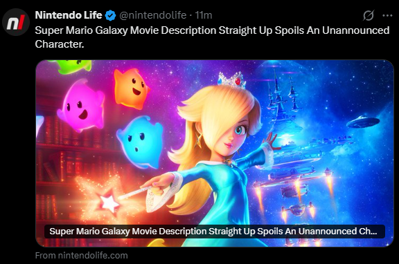 Saved You A Click Video Games tweet media