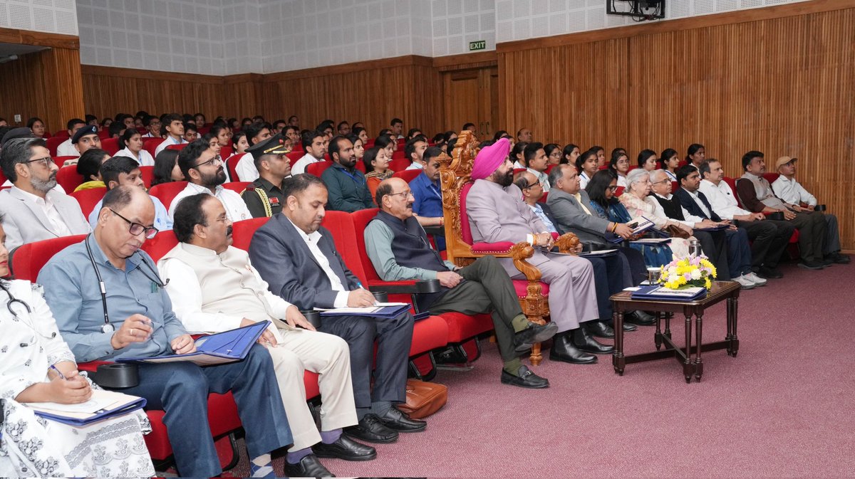 LtGenGurmit's tweet photo. Released the book “Travel Advisory for Pilgrims” during a seminar organized by Hemwati Nandan Bahuguna Uttarakhand Medical Education University on medical preparedness and road safety during the Char Dham Yatra. The handbook serves as a practical guide to help pilgrims undertake the journey with greater awareness and safety.

The deliberations, including insights shared by noted cardiologist Padma Shri S. C. Manchanda, highlighted the health challenges associated with high-altitude travel. Issues such as altitude sickness, physical preparedness, and the need for vigilance were discussed in detail, reinforcing the importance of preventive care before undertaking the yatra.

The Char Dham Yatra is a journey of deep faith, but it must also be approached with responsibility. Ensuring the safety, health, and well-being of devotees is a collective priority. Pre-journey health check-ups, especially for senior citizens, and adherence to safety protocols are essential.

Given the terrain of Uttarakhand, discipline on mountain roads is critical. The concept of the Golden Hour in emergency response can make a decisive difference in saving lives. Awareness, preparedness, and timely action must guide every step of this sacred journey.

#CharDhamYatra #PilgrimSafety #RoadSafety #HealthAwareness #HighAltitude #SafeTravel #PublicHealth #GoldenHour #TravelSafe #DisasterPreparedness  #Uttarakhand

@rashtrapatibhvn @VPIndia @PMOIndia @narendramodi @HMOIndia @AmitShah @SubodhUniyal1 @DIPR_UK