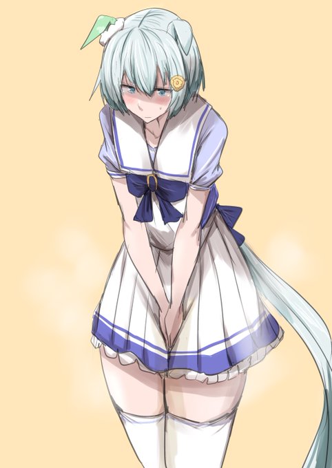 お題のお漏らしセイウンスカイちゃんです。 