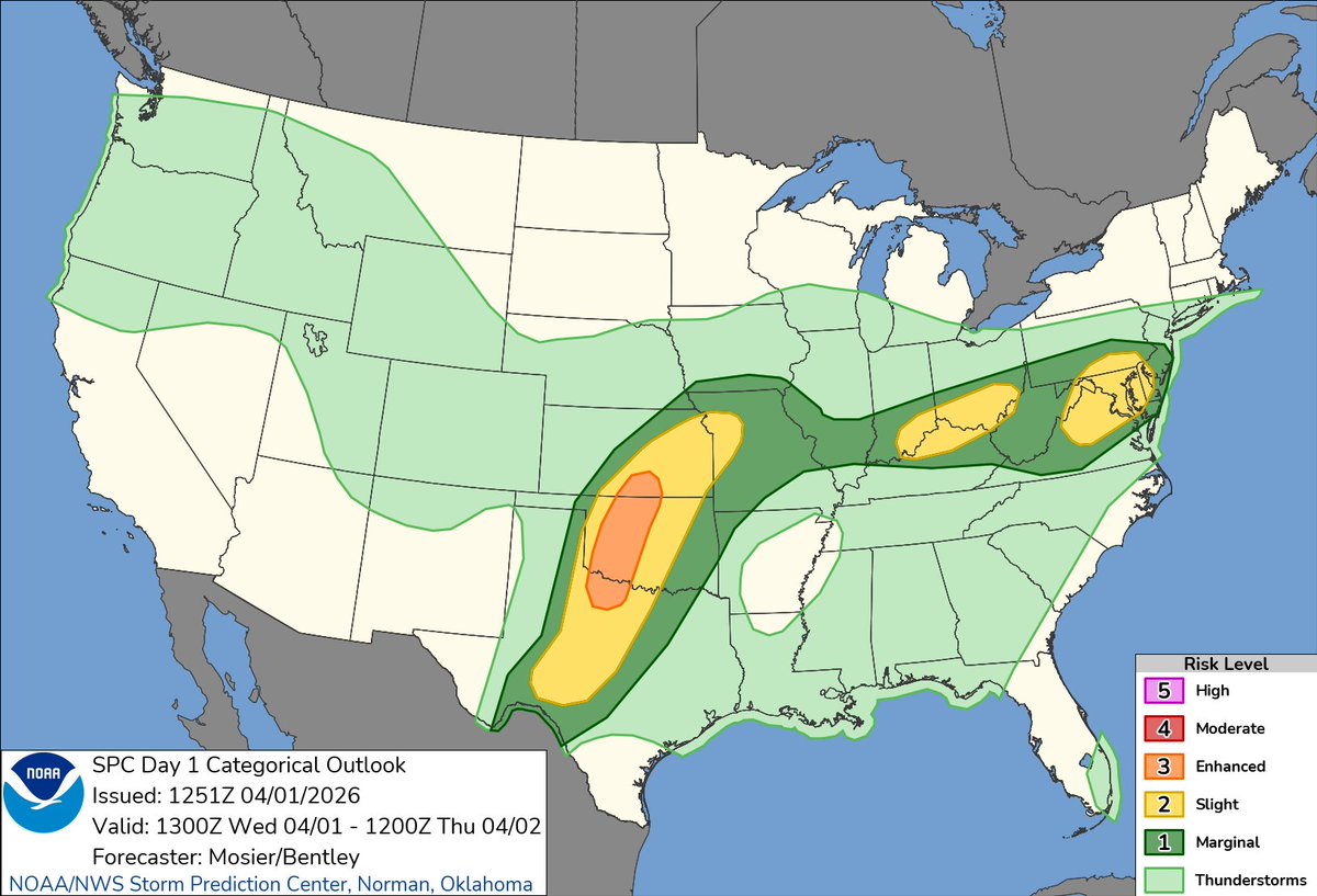 NWS Storm Prediction Center tweet media