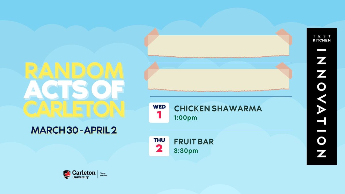 Carleton University Dining Services tweet media