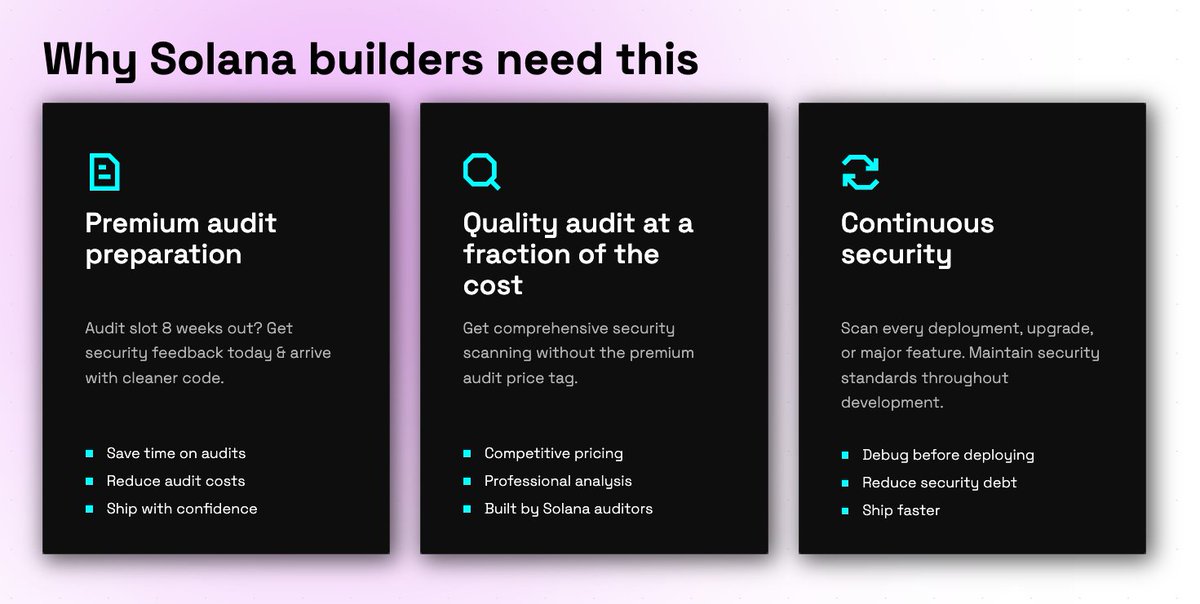 Not every team can wait 8 weeks for an audit slot.

Not every team has the budget for a full manual audit today.

Trident Arena serves both, and the space between.

Thread ↓