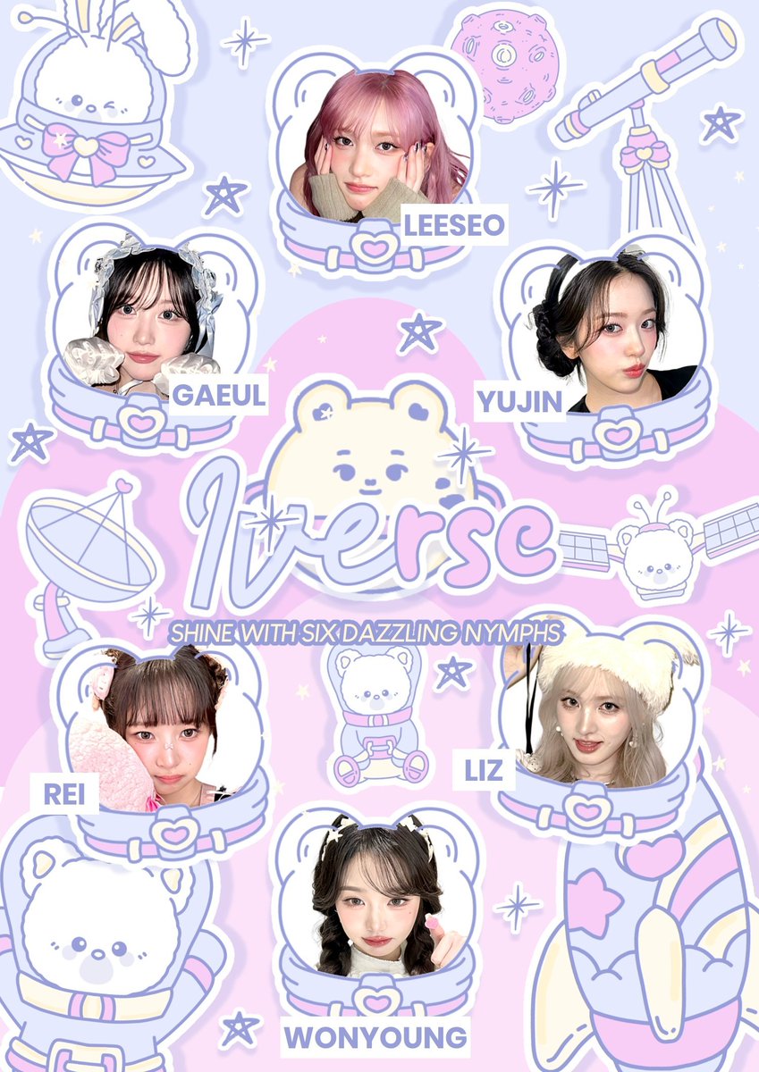 천 개의 별자리 속에 — 𝐈𝐕𝐄𝐑𝐒𝐄! 🪐 tweet media