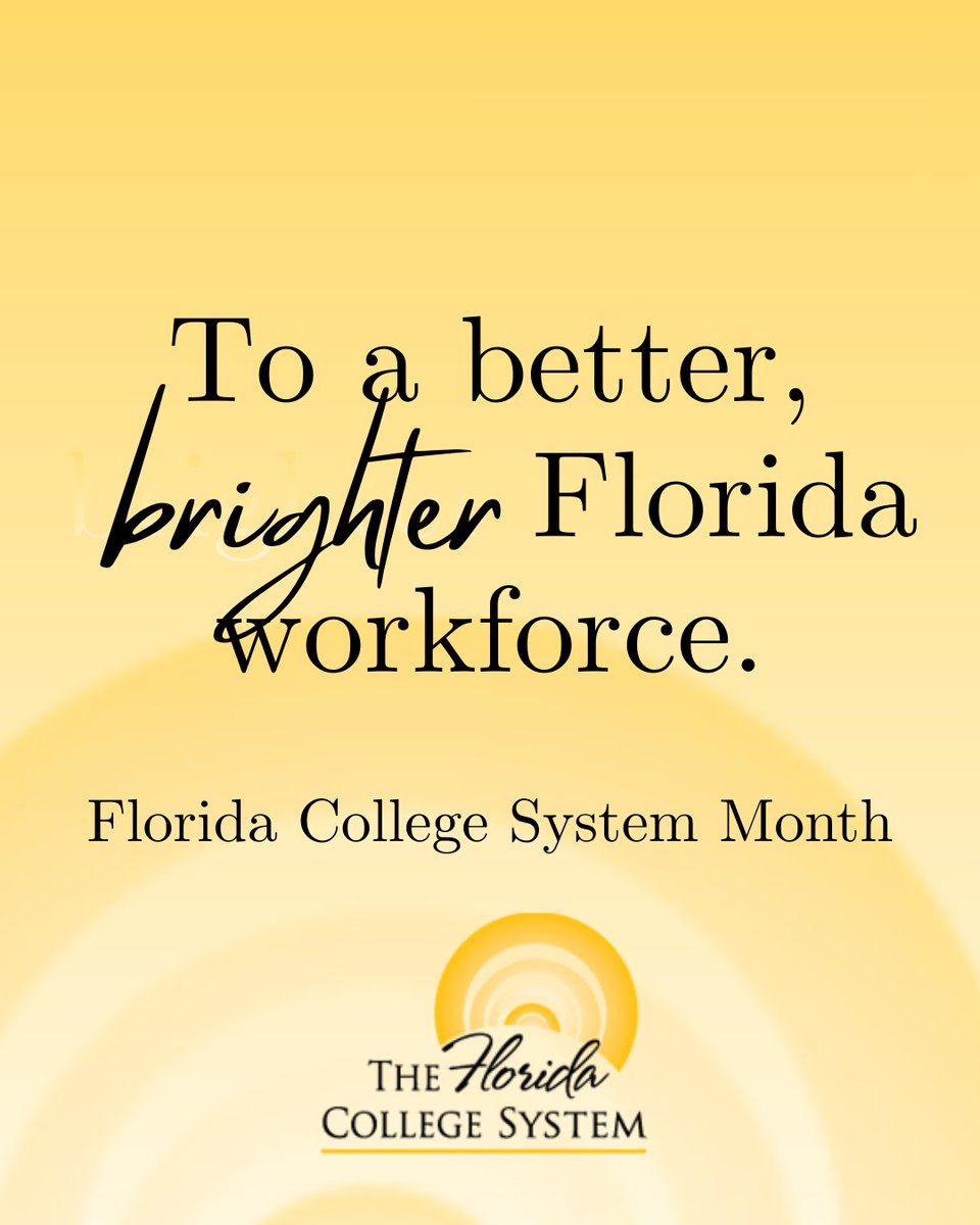 Florida College System Council of Presidents tweet media