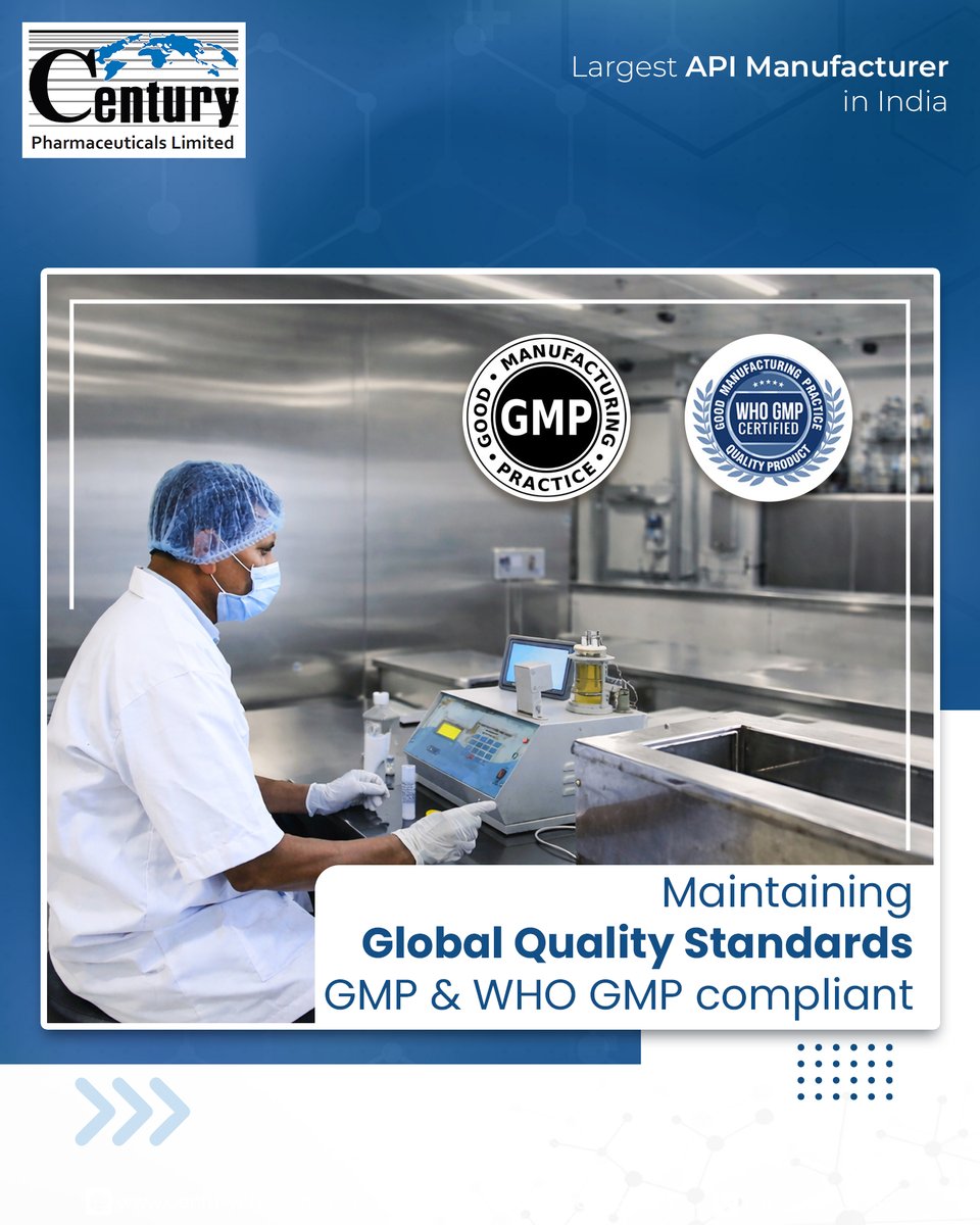 CenturyPharma_'s tweet image. 45+ Years of Excellence in API Manufacturing 💊

📞 Connect with our API experts today!
🌐 centurypharma.com
📧 info@centurypharma.com

#CenturyPharma #APIManufacturing #PharmaceuticalIndustry #ActivePharmaceuticalIngredients #PharmaManufacturing #GlobalPharma