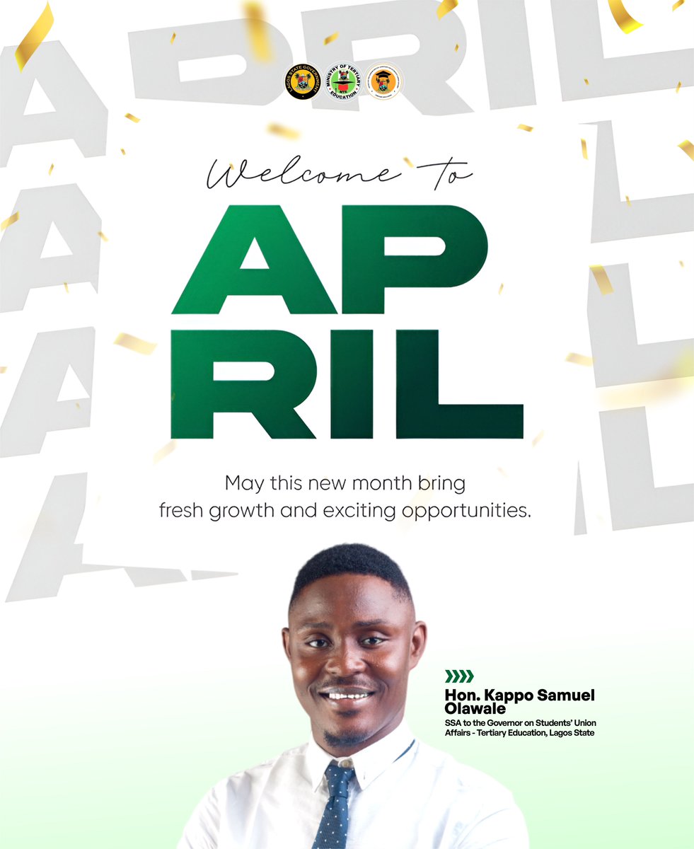 Happy New Month!

Wishing you an April filled with joy, success, and blessings! May this month bring you closer to your dreams and fill your life with love, laughter, and adventure!

-SOK