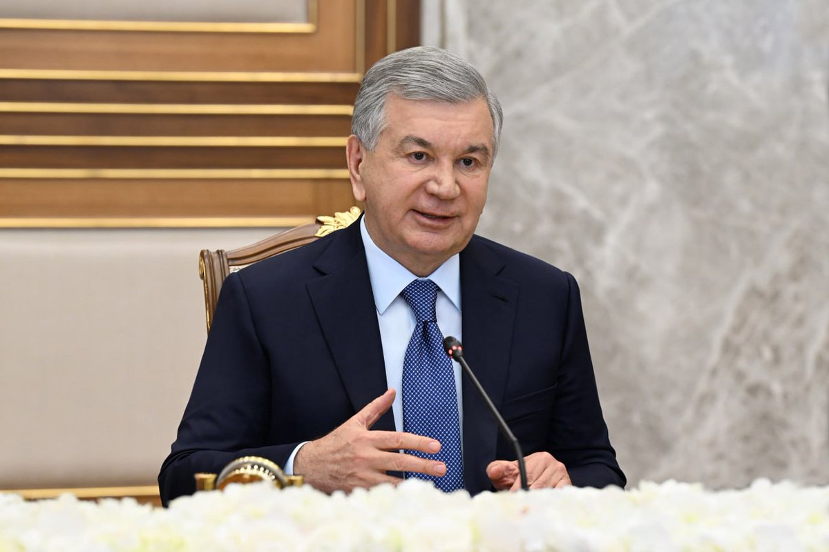 Shavkat Mirziyoyev's Press-service tweet media