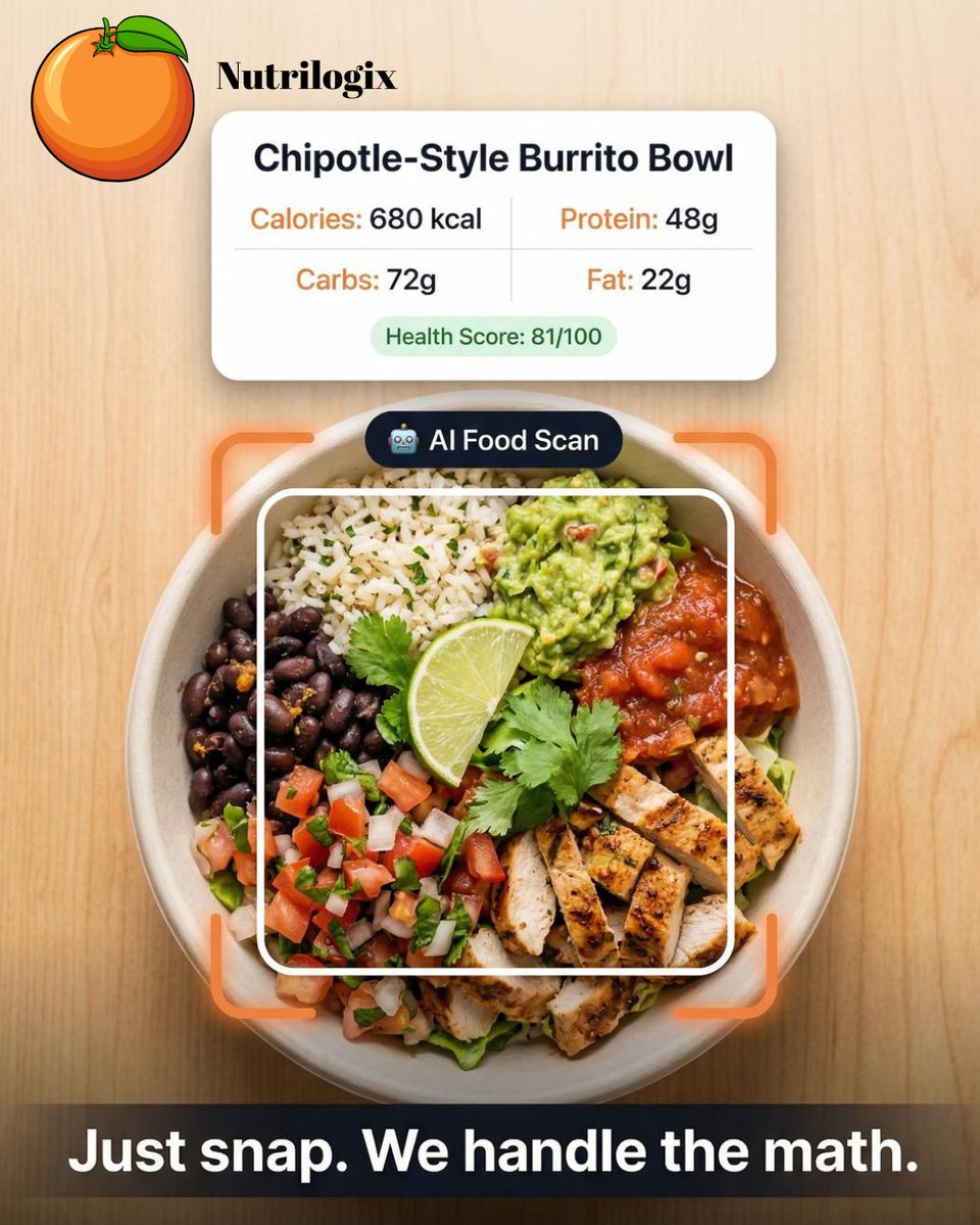 AiNutrilogix's tweet image. Food scan before the first bite.

Take 5 seconds and ask:
1) Where's the protein?
2) Where's the fiber?
3) Where's the flavor?

You don't need perfect macros—you just need a better default.

Comment "FOOD" for the 3-step scan

#foodscan #nutritiontips