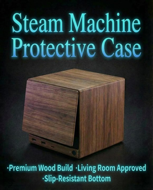 Steam Machine Computer Case Let's introduce our new product lauching today. 🪵A Wooden Protective ...