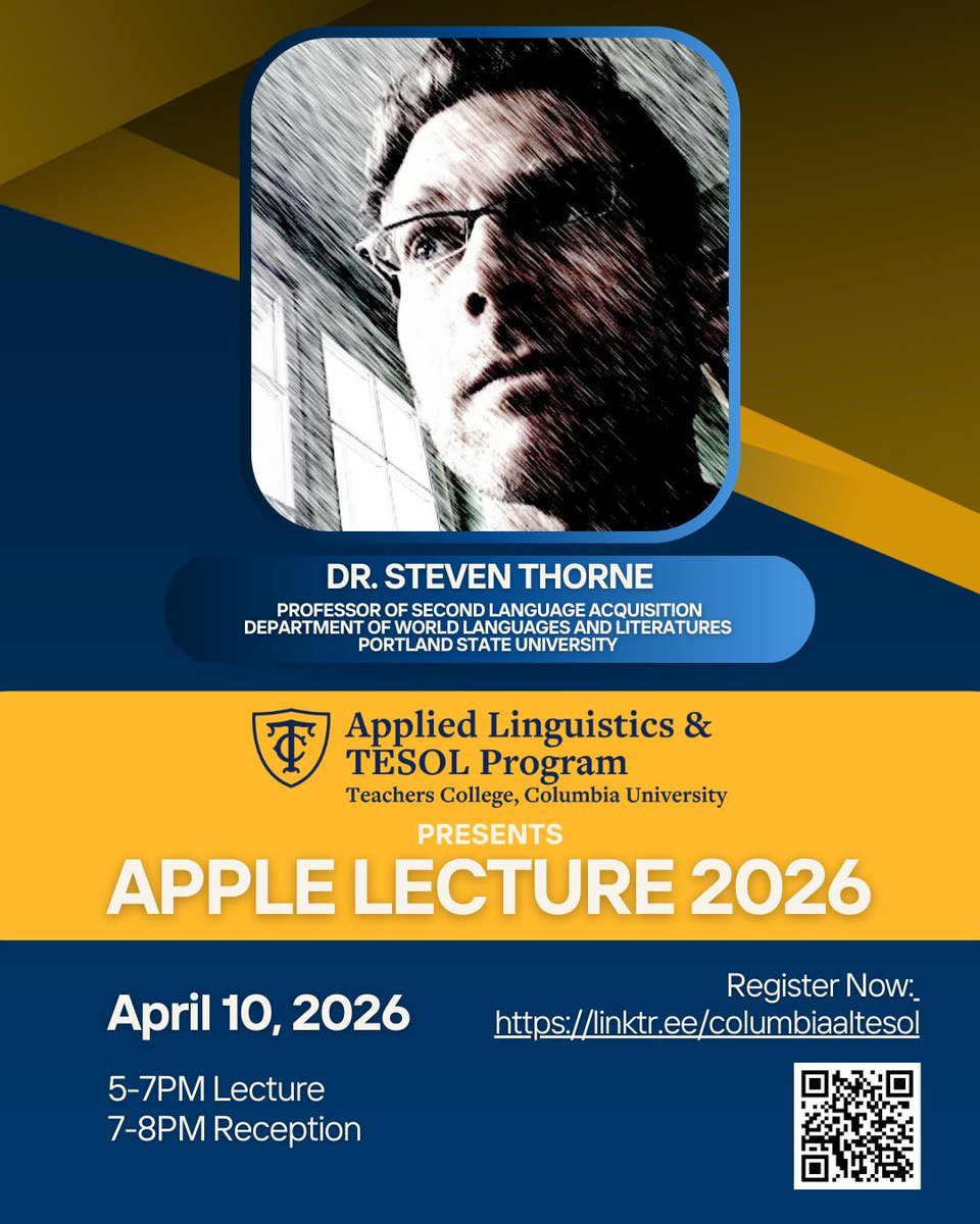 Applied Linguistics & TESOL Program at Columbia tweet media