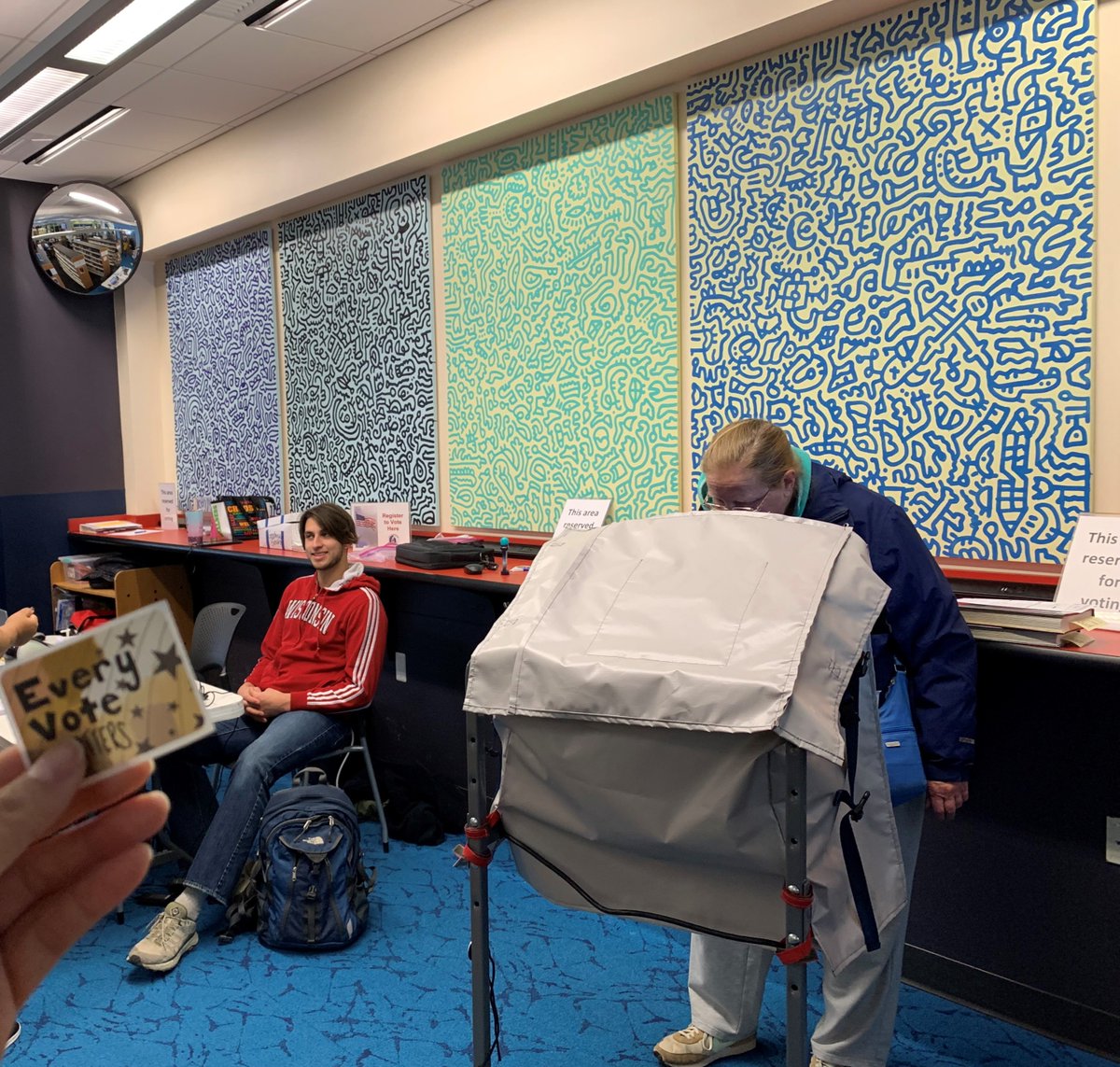 CityofMadison's tweet photo. April 1 update: the only prank would be not voting🌞
Head to an early in-person absentee voting site or return your mail ballot in a secure drop box today.✔️🗳️🌟

Madison voters have options! Find your location today - 
https://t.co/CpXTasVODc
#MadisonVotes
#BeAVoter https://t.co/WK3ZqpykYL