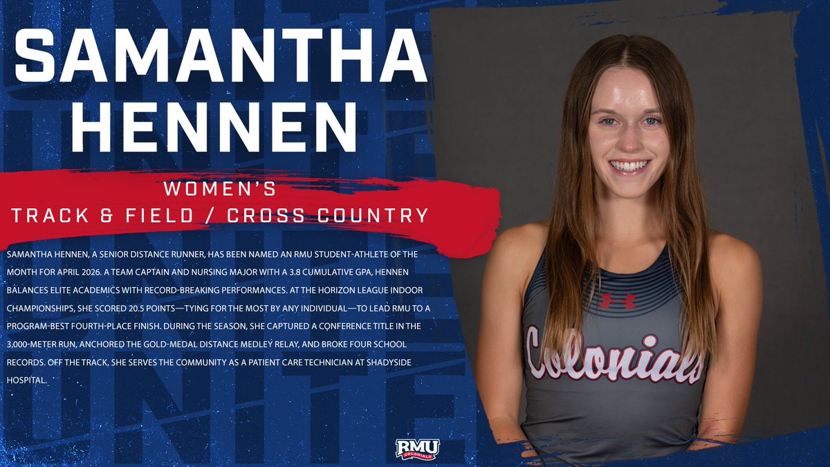 RMU Athletics tweet media