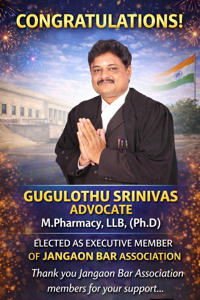 Gugulothu Srinivas Advocate tweet media