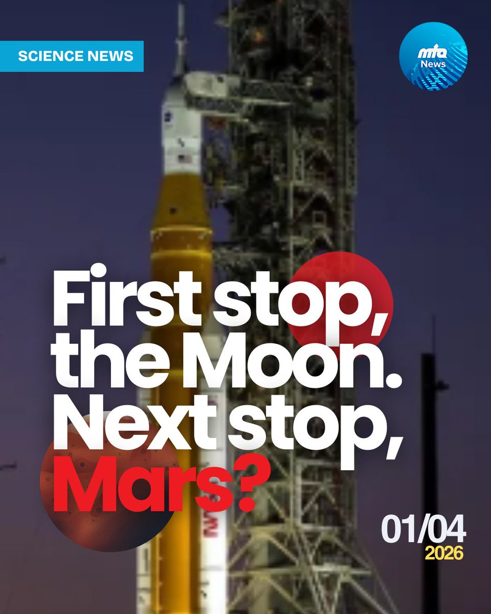 NewsMTA's tweet photo. The countdown has officially begun! 🚀

History is unfolding in real-time. For the first time in over 50 years, humanity is heading back to the Moon. Artemis II is on the pad, and the path to the lunar surface starts TODAY. 🌕✨

Read below ⤵️ https://t.co/hgMfFSeKl7