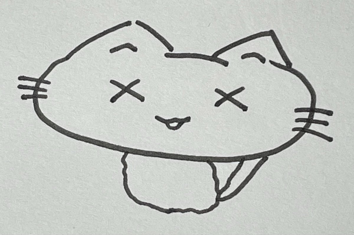 いろんな目を試してるんだけどバッテン目は結構好きな部類