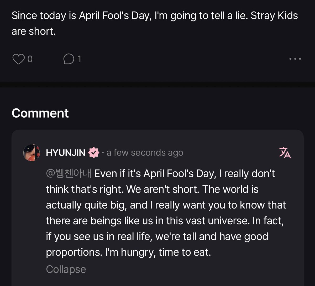 le dijeron petiso a Hyunjin, hicieron enojar a limón