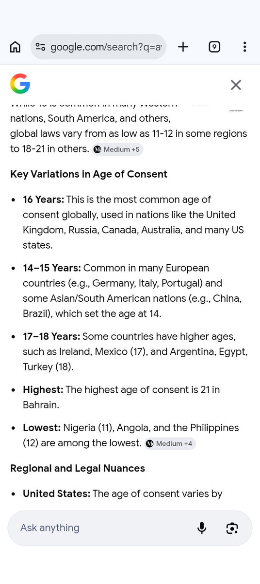 that1idiot099's tweet photo. @AhmadzaiKefayat @blqckplqguej @Asmongold Oh my what's this. The average age of consent across the globe is 14 to 16. With the third world countries having the lowest age. And look at that they even try to help you here a little by pointing out that some states have the age at 16 despite the average age being 18. https://t.co/gmqqHEwMR7