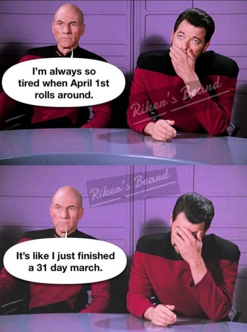 Todd63950830's tweet image. Why am I so tired when #April1st rolls around?