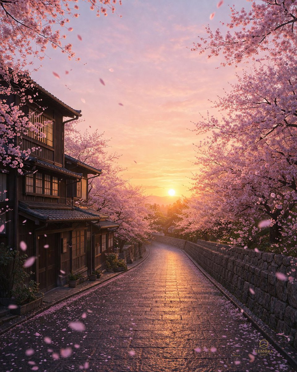 lumoravoyage's tweet image. April in Japan doesn’t arrive — it unfolds.

Something begins quietly,
and somehow, you move with it.

✨

#LumoraVoyage #SakuraSeason #JapanSpring