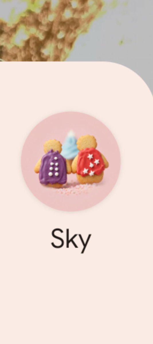 hinata10sky's tweet photo. スマホアプデ後アイコンがクッキーみたいになってておいしそう
#sky星を紡ぐ子どもたち
#thatskygame https://t.co/ZJuRR45gPv