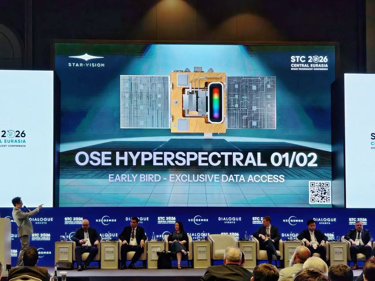 NoorFanCairo's tweet photo. Our OSE Hyperspectral 01/02 twin satellites are ready for launch!

•300km Swath
•22 Bands
•5m Resolution
•Weekly Global Coverage

Get your Early Bird dataset of  10,000km^2 for free:
🔗Registration Link: https://t.co/qdBpzfCETY
📩Direct Application: oseclub@star.vision https://t.co/JkgKj7dYGb