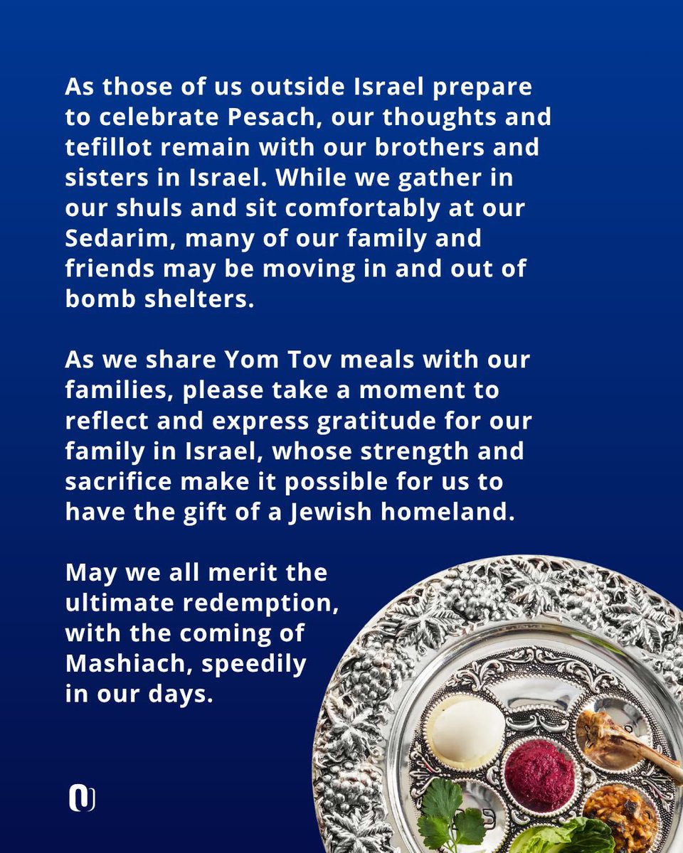 Orthodox Union tweet media