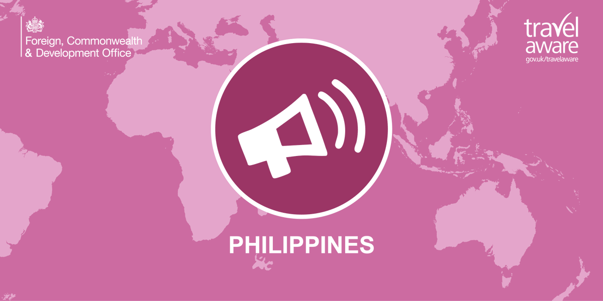 FCDOtravelGovUK's tweet image. #Philippines: Read our latest travel advice with updated information about global travel impacts due to escalation in the Middle East: ow.ly/XJXX50YBJN6