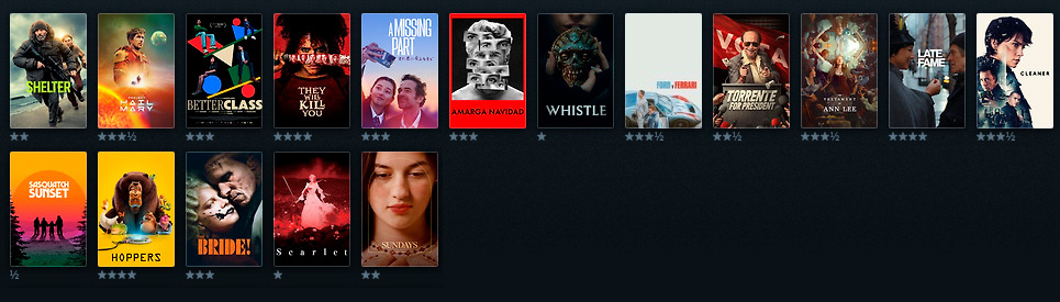 BoumanStudios's tweet image. Marzo: 17 películas (16 en cines, 1 en alsa) #mispelisdel2026