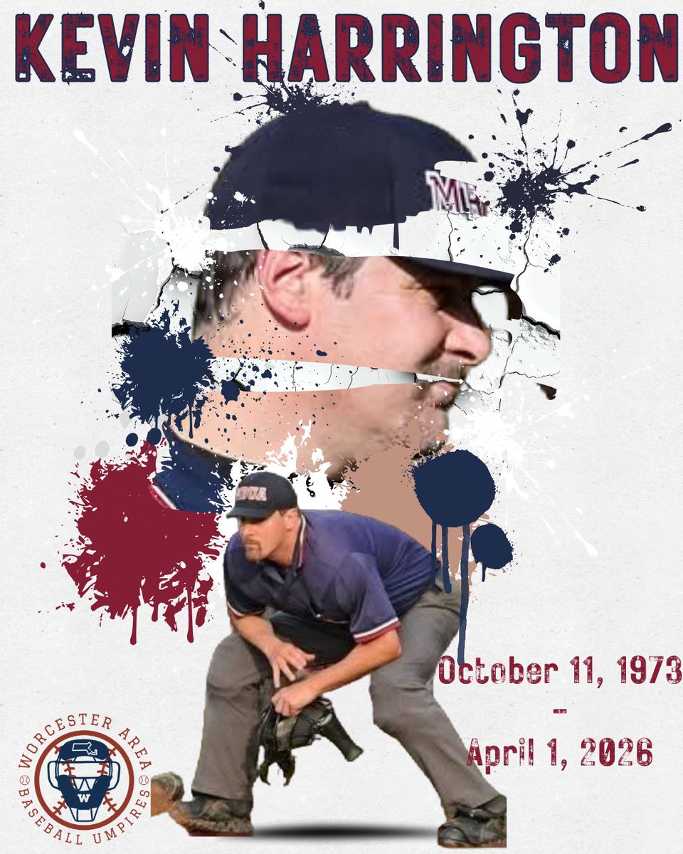 worcumpires's tweet photo. It is with great sadness that we announce the passing of our brother umpire Kevin Harrington.  Kevin was a Life Member of the WABUA and a currentl e-board member and instructor.  He will surely be missed https://t.co/jF4qKZmFPd