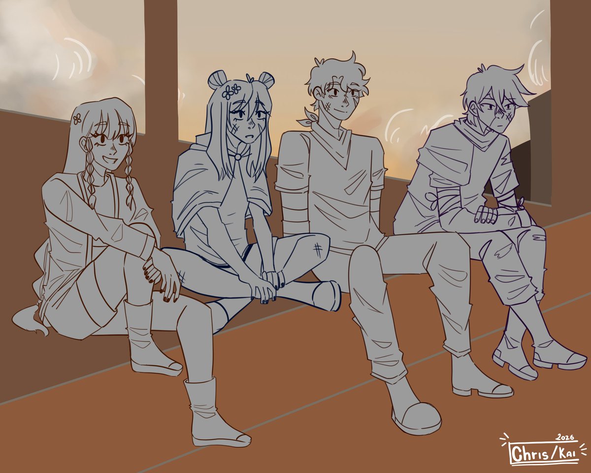 Hostel gang always forever am I right 
(WIP)
#decayedtwt #DecayedandDecrepit