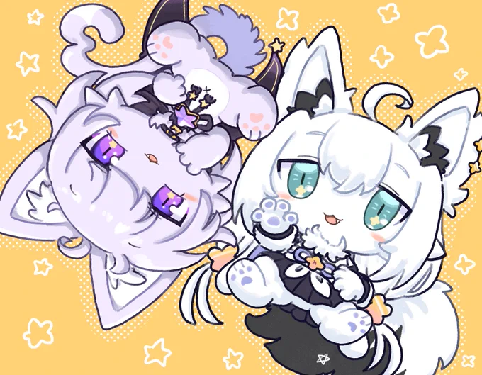 ニンゲンってチョロいな〜! #絵かゆ #絵フブキ