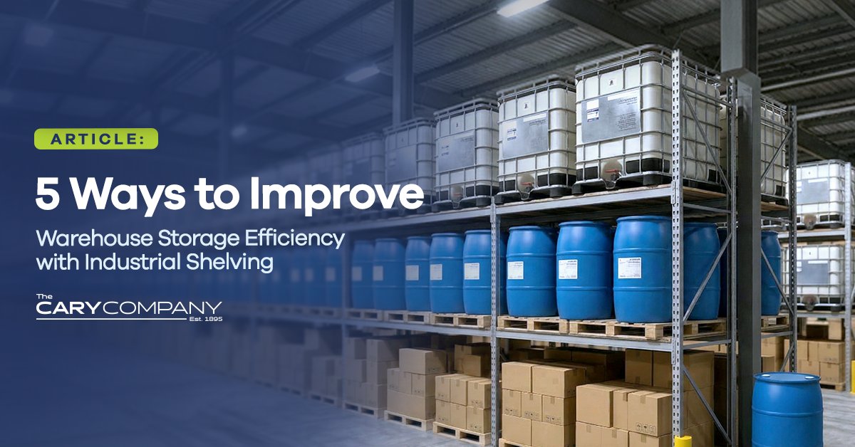 TheCaryCompany's tweet image. Warehouse space is valuable, and how it’s organized directly impacts efficiency, safety and productivity. 📦

Tap the link to learn more in our latest article: 🔗bit.ly/4m4gUfC

#thecarycompany #thecaryco #warehousestorage #industrialshelving #warehouseefficiency