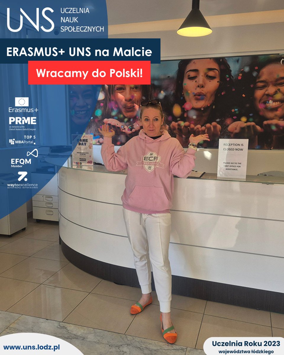 StudiaUNS's tweet photo. 🇲🇹✈️ Ekipa UNS wróciła z Malty, gdzie w ramach Erasmus+ uczestniczyła w kursie językowym INLINGUA! 🌍📚 #postawnarozwójzUNS #uczelnianaukspołecznych https://t.co/DLQHP5HSTq