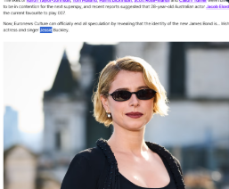 stacy1OOX's tweet photo. JAMES BOND CHARACTER JUST GOT ANNOUNCED....

And its a WOMAN???? NOT APRIL JOKE! 

This is INSANE, will be all over the news, literally the most controversial shit ever!!!

This has been being debated for months
https://t.co/KueN0bsroW https://t.co/kMUzsaDulC