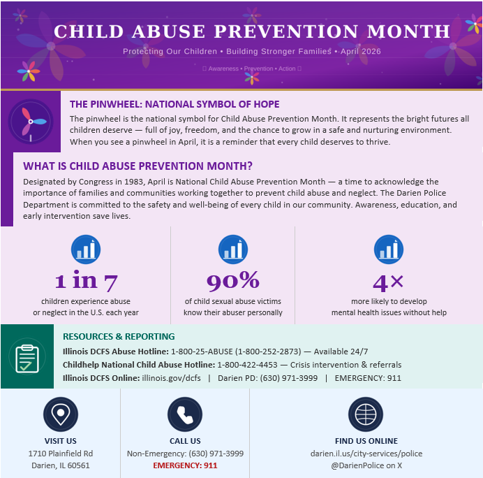 April is Child Abuse Prevention Month. 💙 Awareness, education, and ...