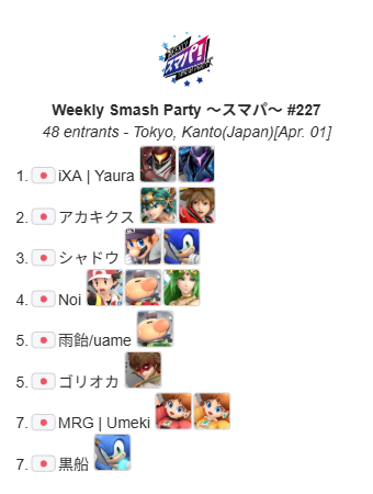 スマパ！平日スマブラ大会 tweet media