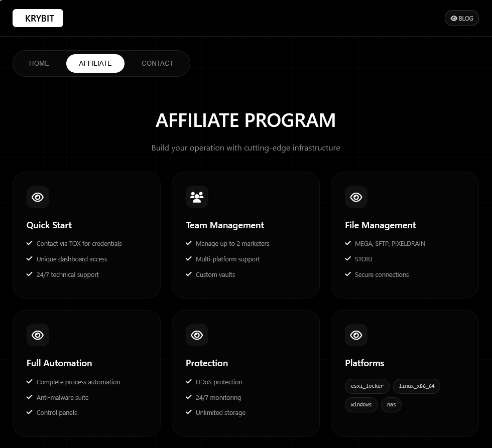 fbgwls245's tweet image. New KryBit #Ransomware Leak Site

1 Victim

krybitxdpxohsmjooeb3gbgpmdddreh6mnflzac6bnezz74b7yje67yd[.]onion