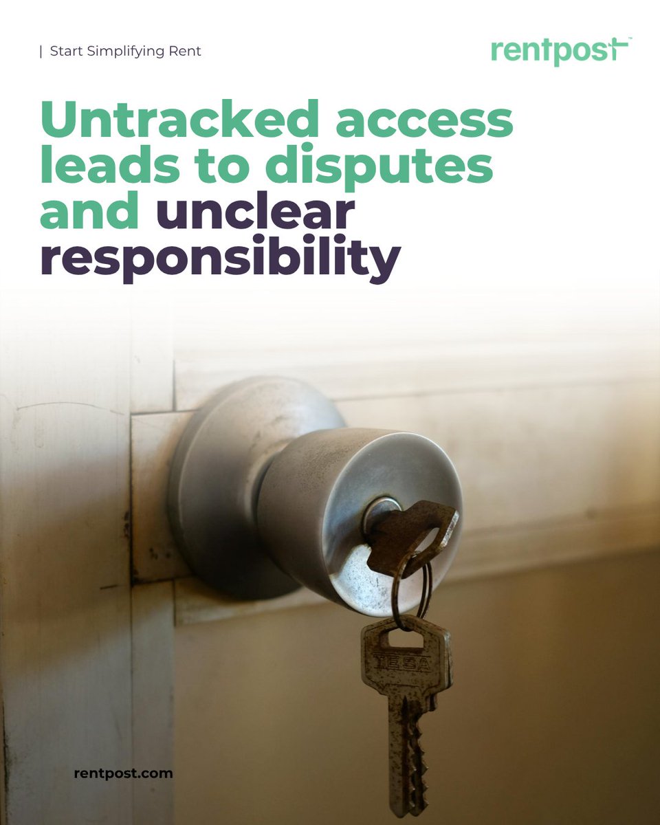 rentpost's tweet photo. Key handovers used to be informal.
Now theyβre being tracked.
RentPost helps property managers maintain clear, structured records of every activity.
#PropertyAccess #RentPost #PropertyManagement #DigitalLogs #PMSoftware #LandlordTools #BuildingSecurity #RentalOps #AccessControl https://t.co/S5GpGZzTvA