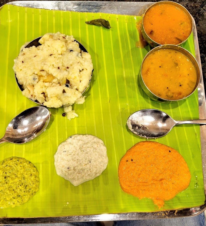 Ananth_IRAS's tweet image. Pongal from Tamil Nadu - multitude of accompaniments! #breakfast #TamilNadu