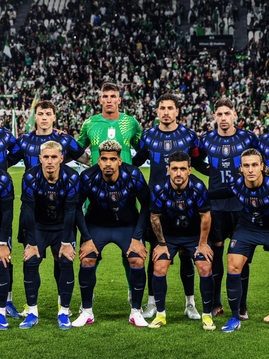 Uruguay debut their World Cup away kit.